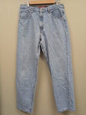 Vtg 90's Levi's Loose Silver Tab Jeans Size 13M